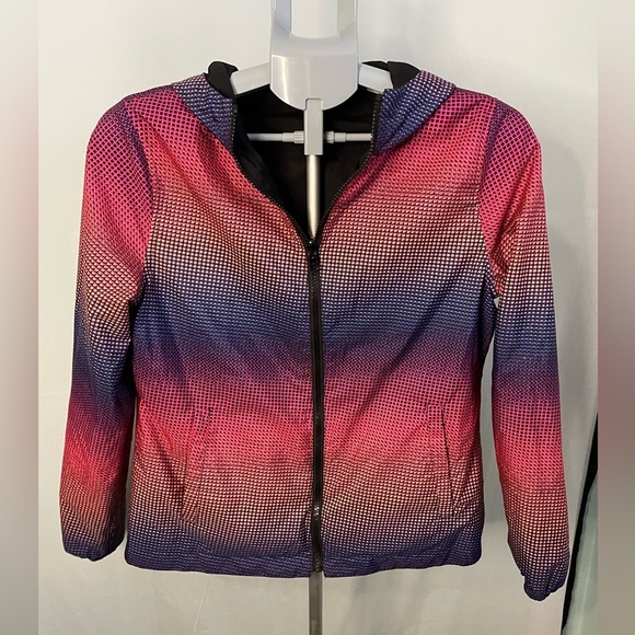 Gap reversible hooded rain jacket windbreaker size small - Picture 1 of 11